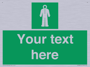 Custom sign safe condition Survival clothing